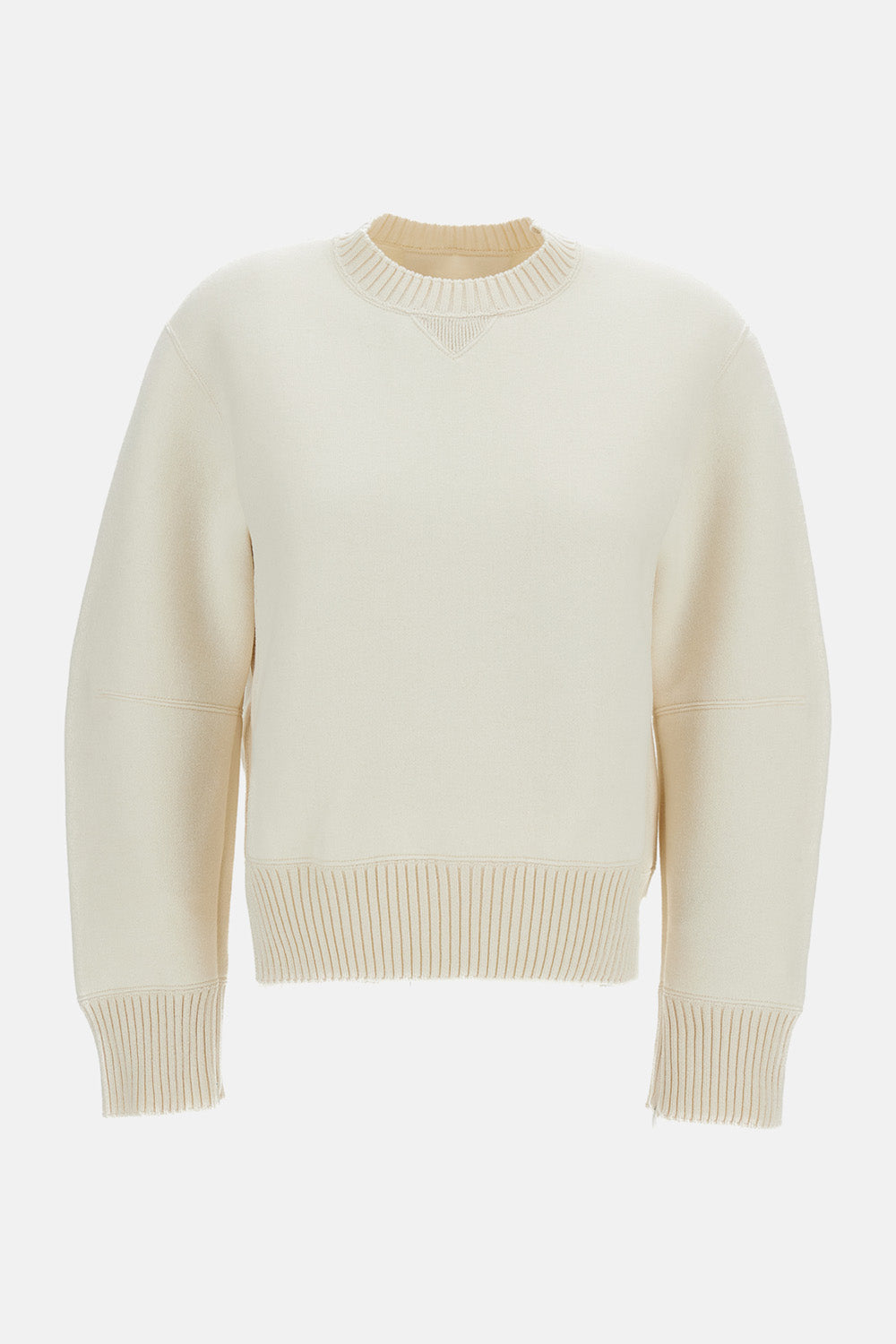Sacai Women Cotton Cashmere Knit Pullover SACAI