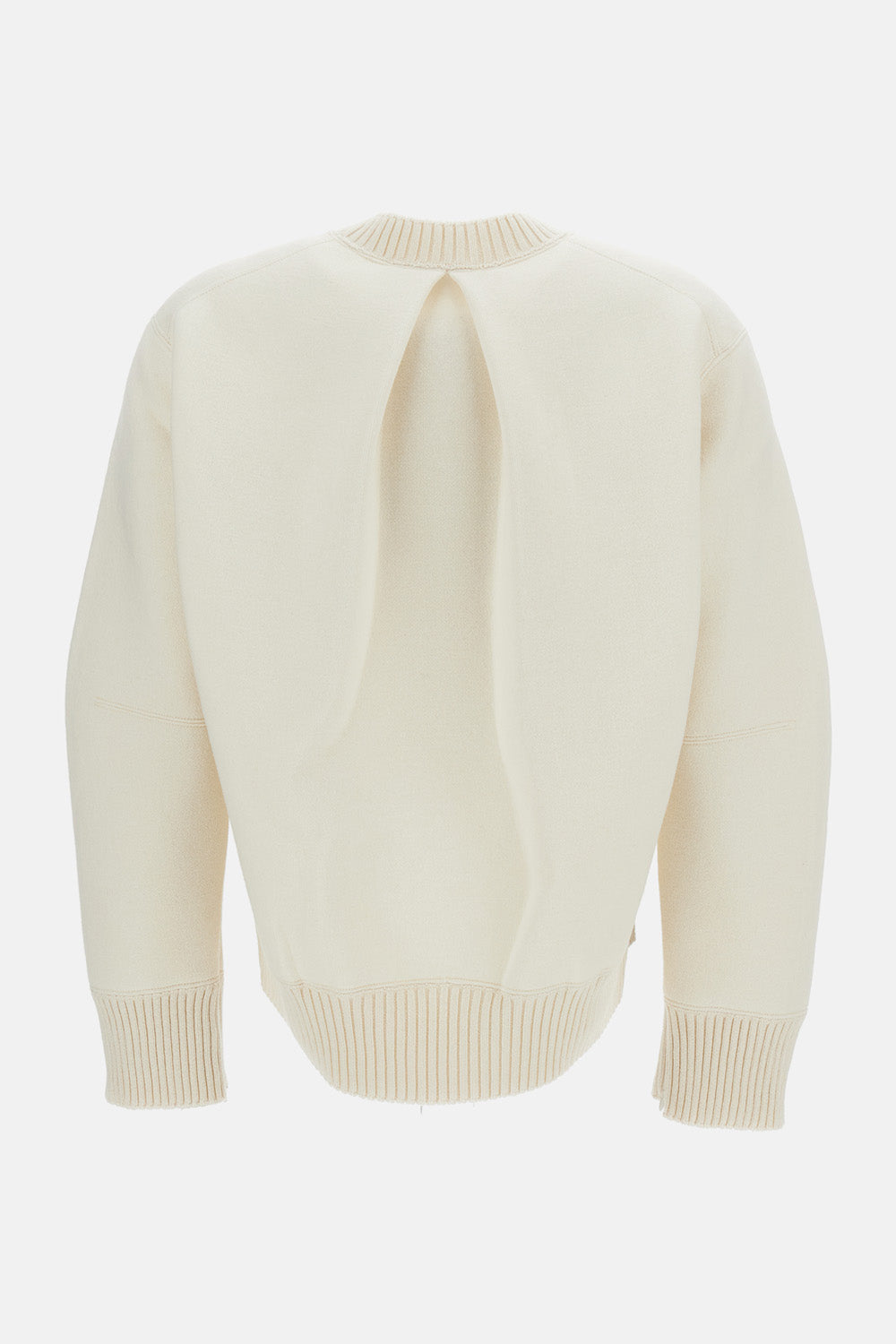 Sacai Women Cotton Cashmere Knit Pullover SACAI