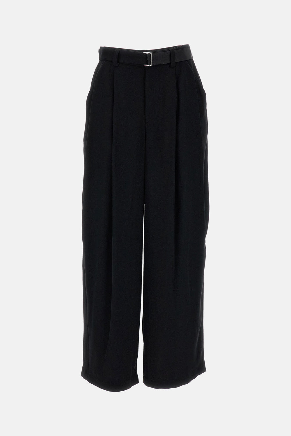 Sacai Women Wide Leg Crepe Back Satin Pants SACAI