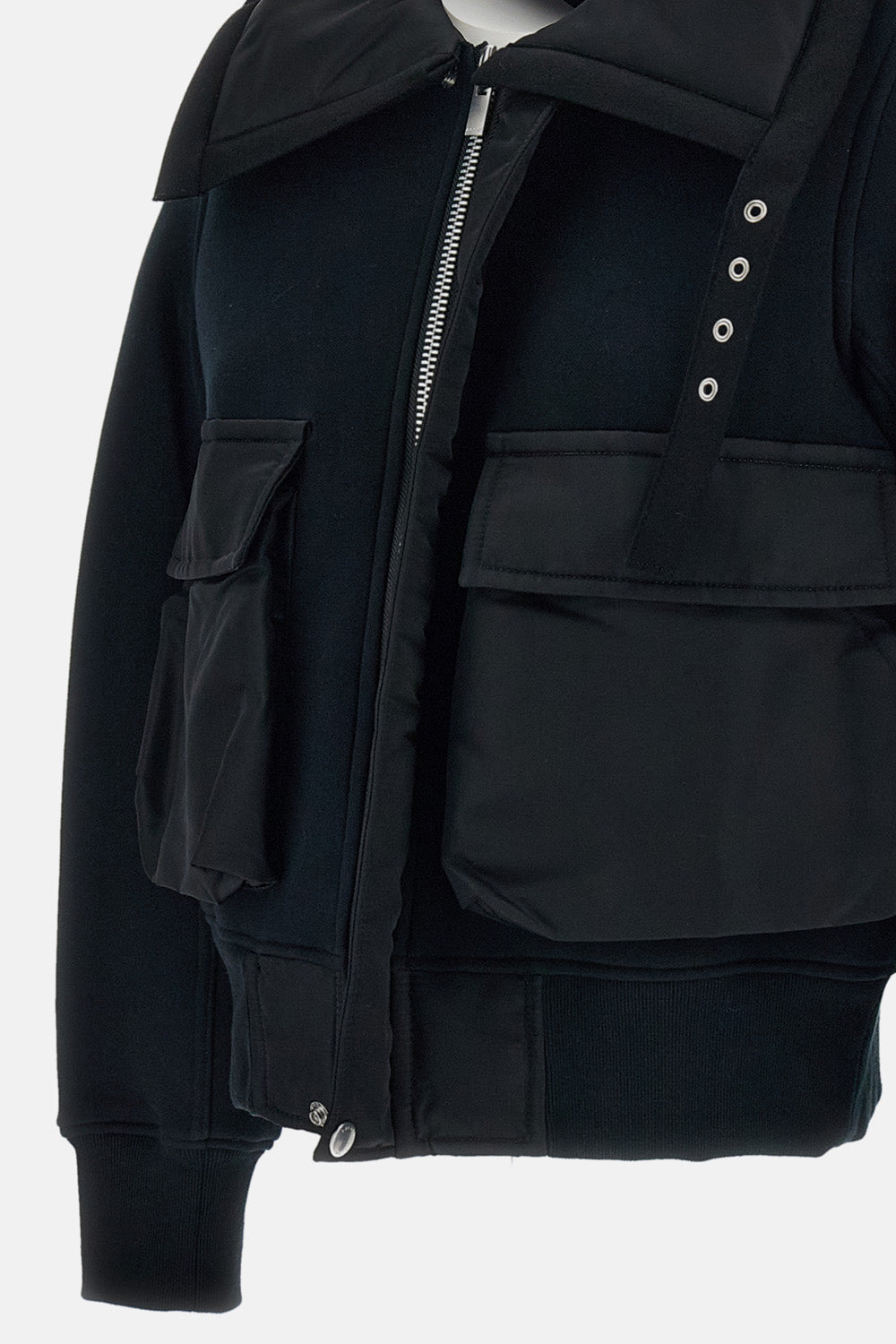 Sacai Women Sponge Sweat Hybrid Blouson SACAI