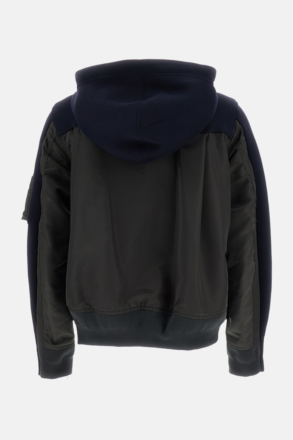 Sacai Women Sponge Sweat And Nylon Twill Hoodie SACAI