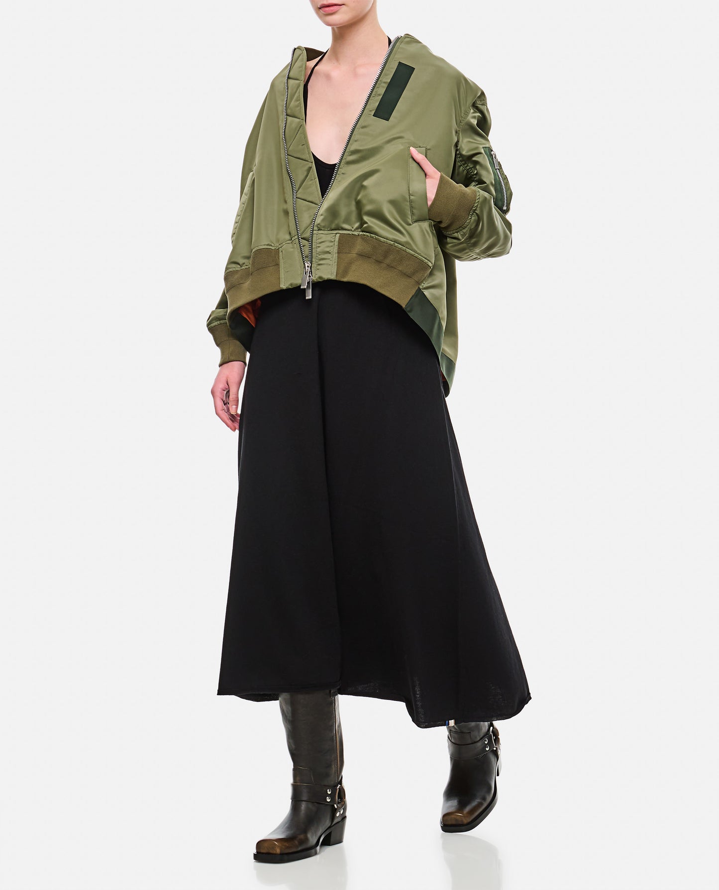 Sacai Women Nylon Twill Blouson SACAI