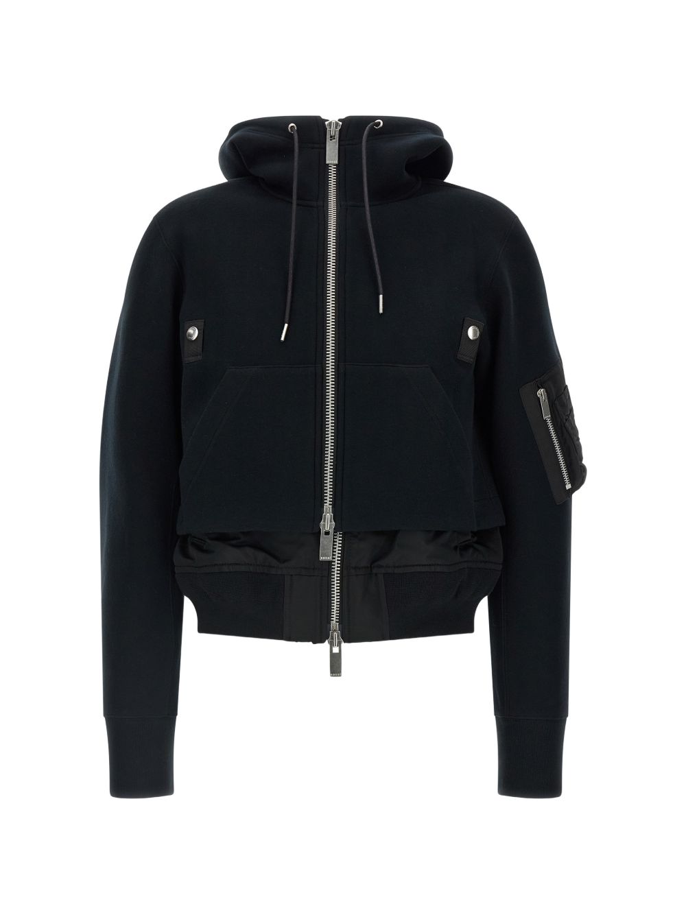 Sacai Women Cotton Blend Hoodie SACAI