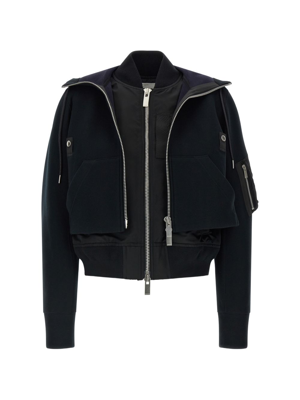 Sacai Women Cotton Blend Hoodie SACAI