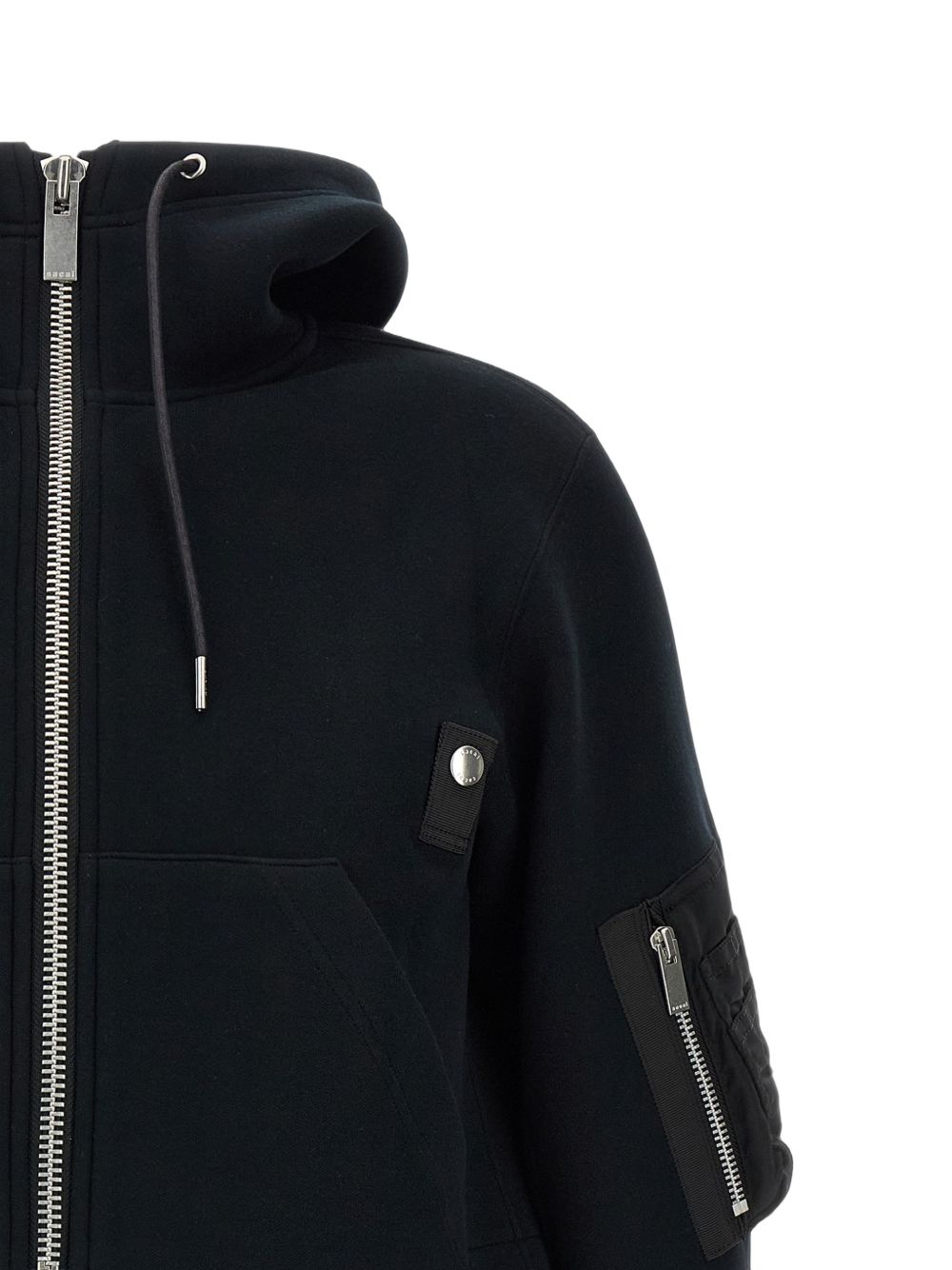 Sacai Women Cotton Blend Hoodie SACAI