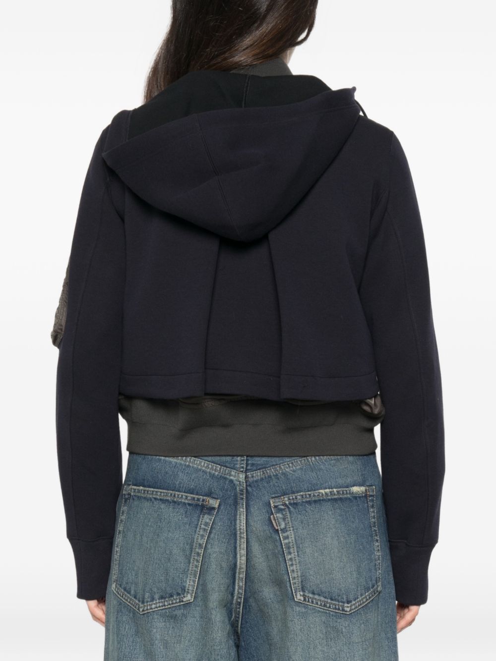 Sacai Women Cotton Blend Hoodie SACAI