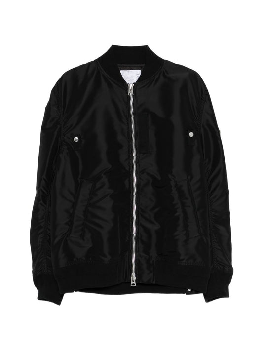 Sacai Men Nylon Bomber Jacket