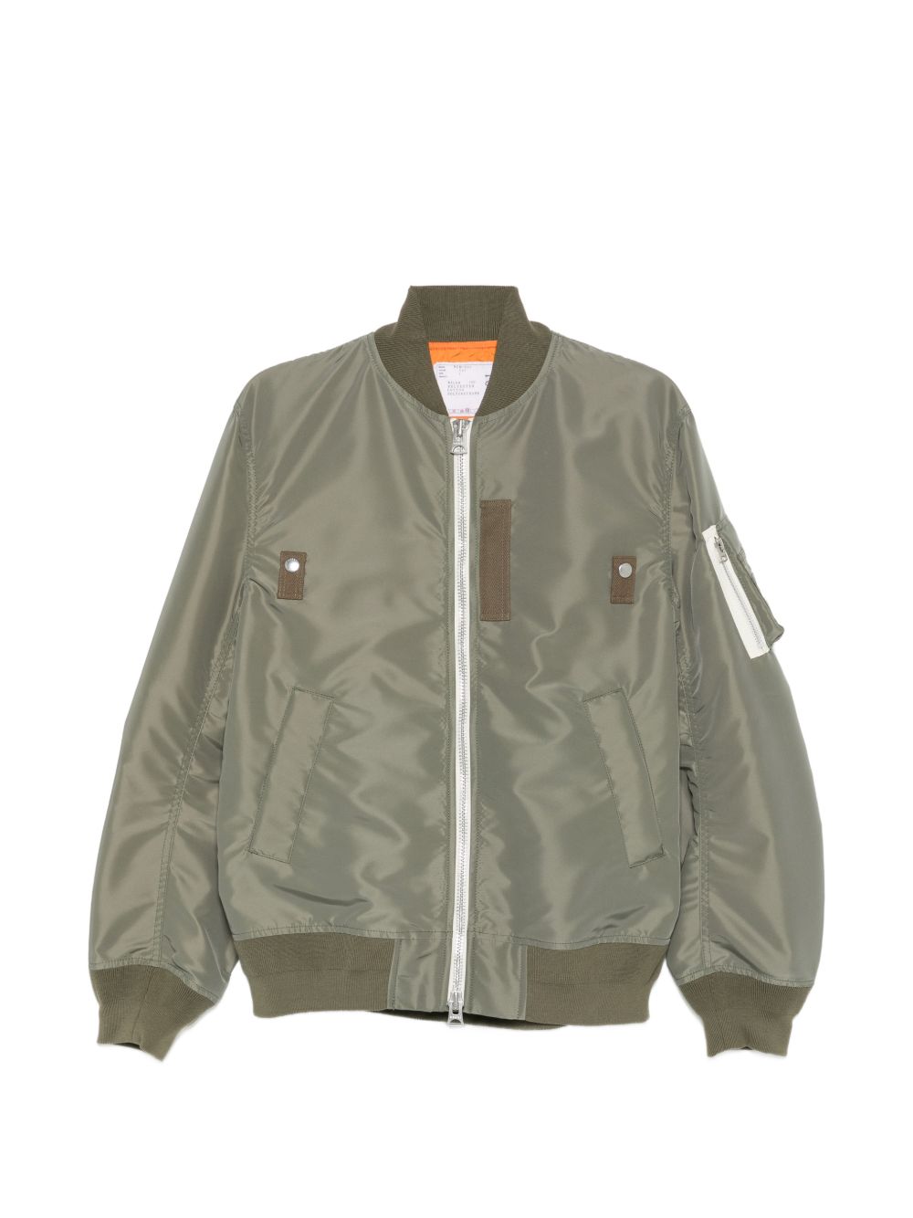 Sacai Men Nylon Bomber Jacket