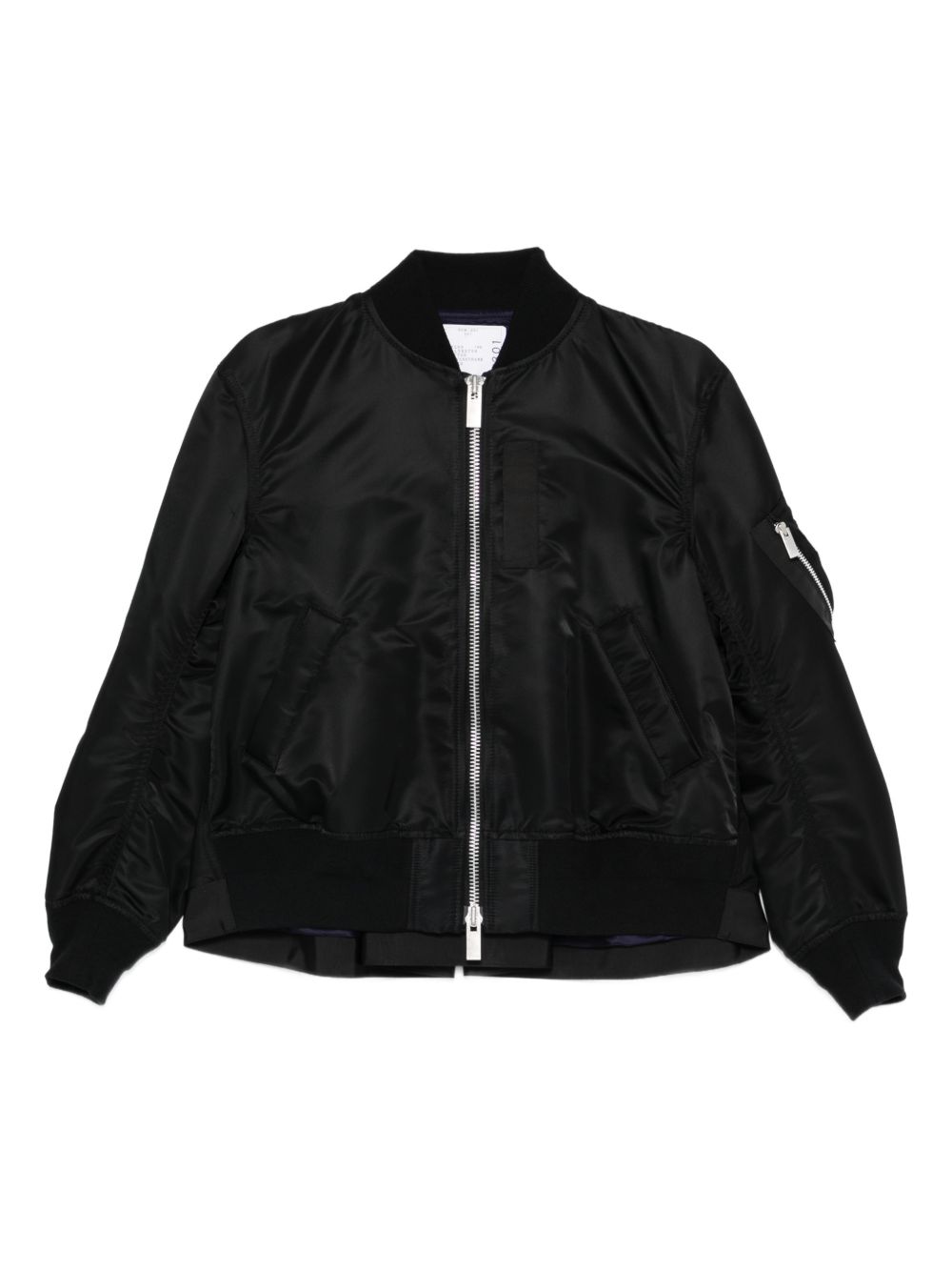 Sacai Women Nylon Bomber Jacket