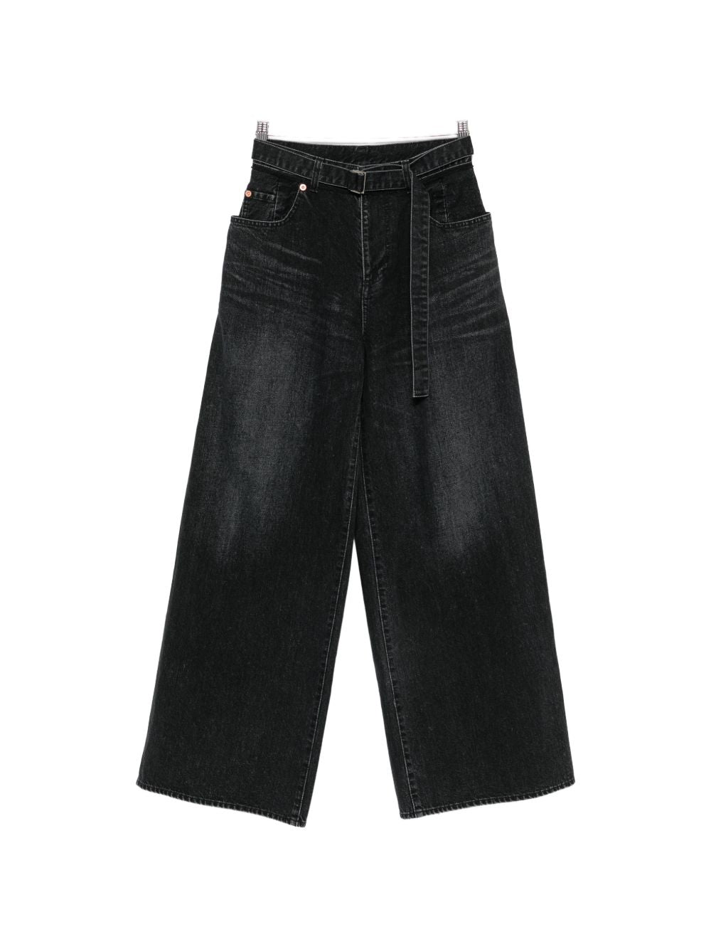Sacai Women Wide-Leg Denim Jeans SACAI