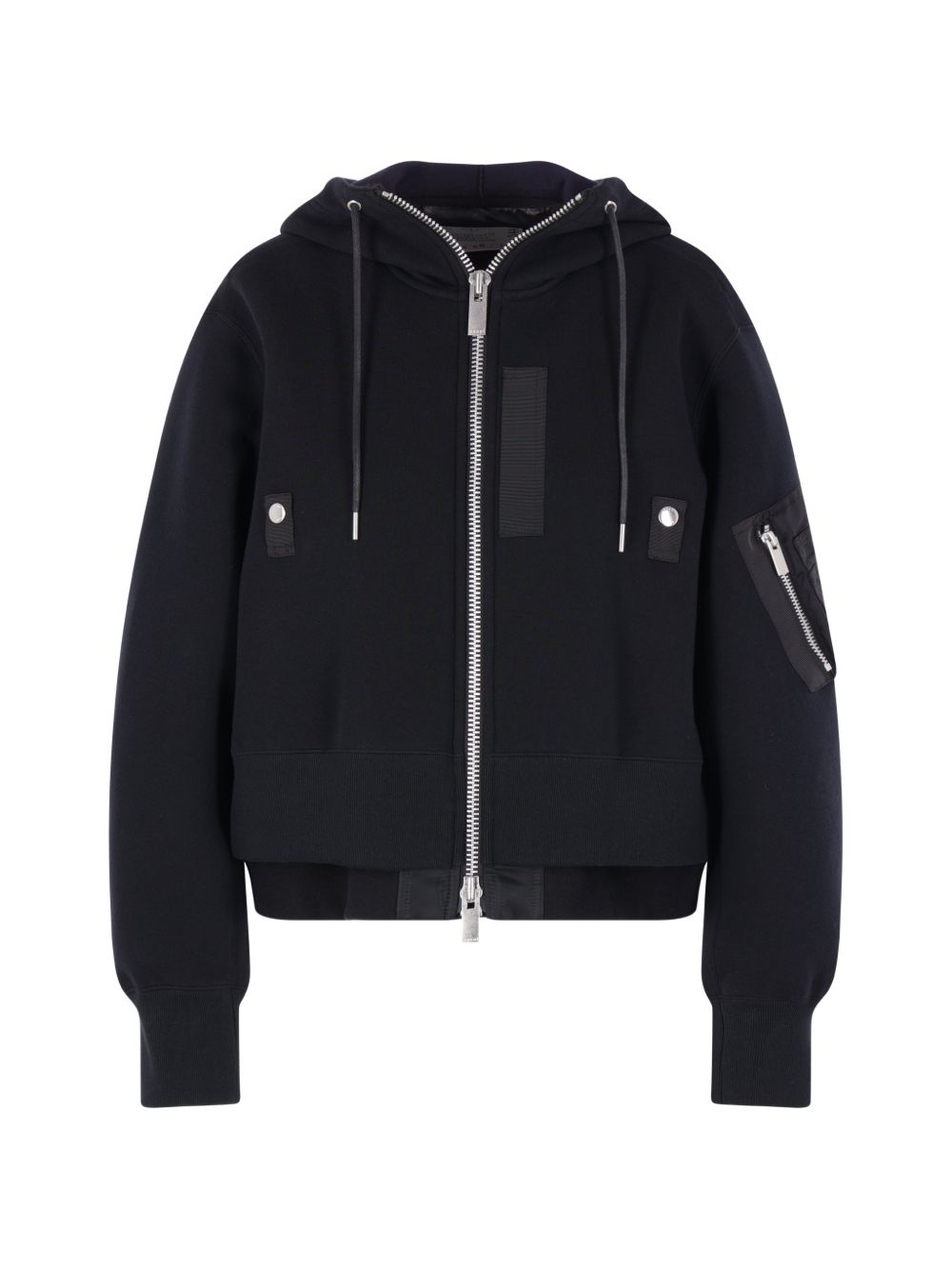 Sacai Women Nylon And Cotton Hoodie SACAI