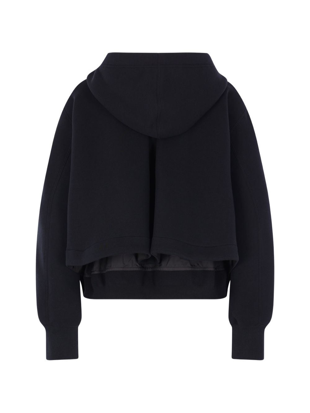 Sacai Women Nylon And Cotton Hoodie SACAI