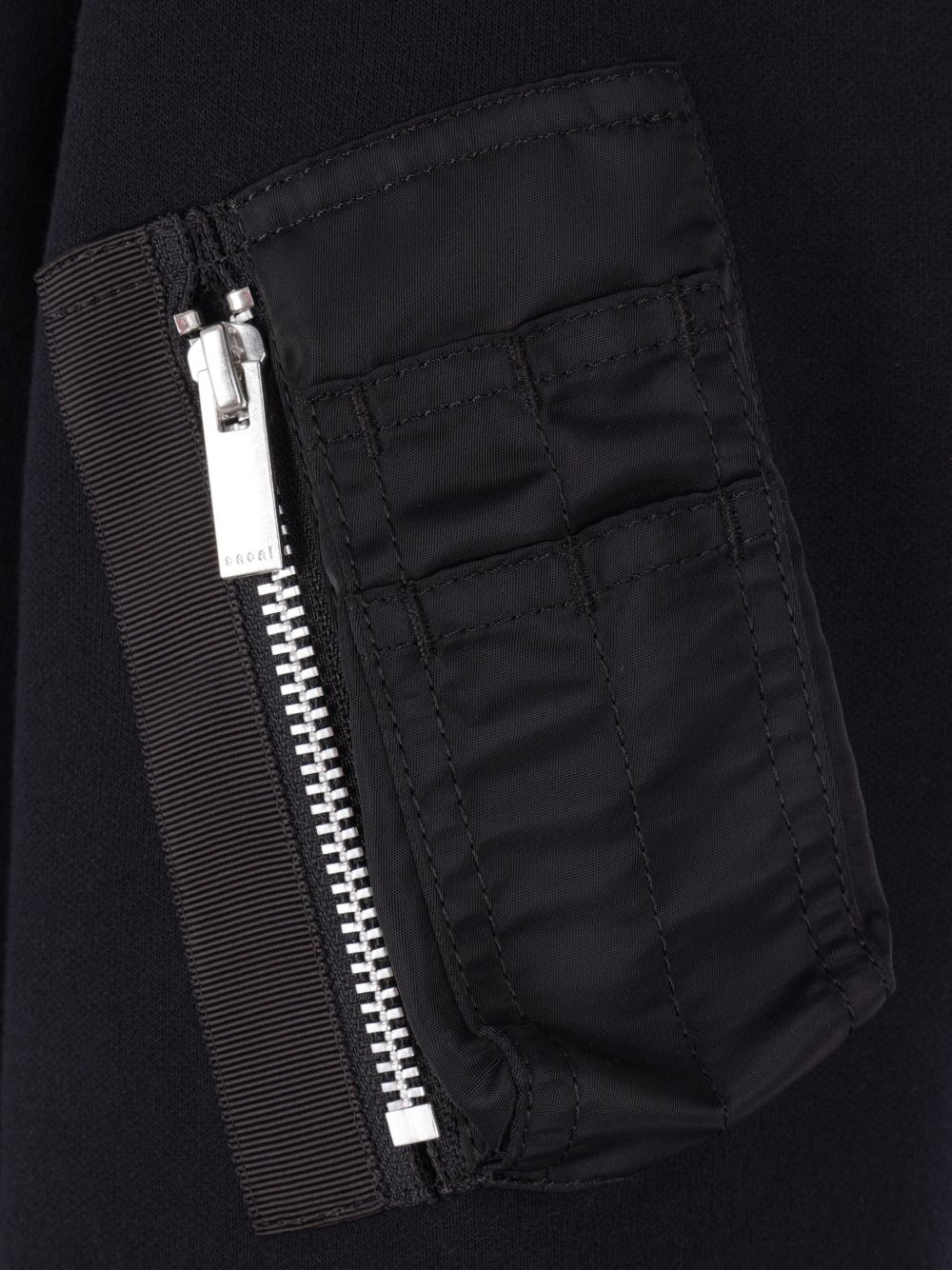 Sacai Women Nylon And Cotton Hoodie SACAI