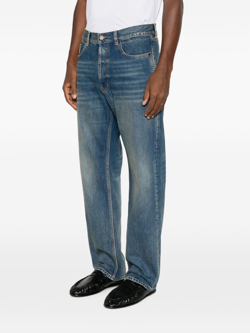 Saint Laurent Men Straight Denim Jeans SAINT LAURENT