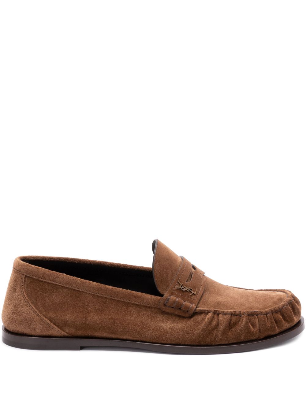 Saint Laurent Men Laurent Suede Leather Loafers SAINT LAURENT