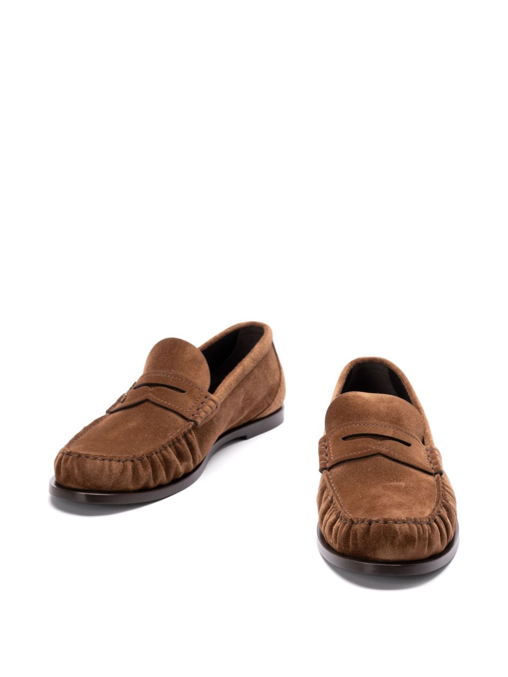 Saint Laurent Men Laurent Suede Leather Loafers SAINT LAURENT