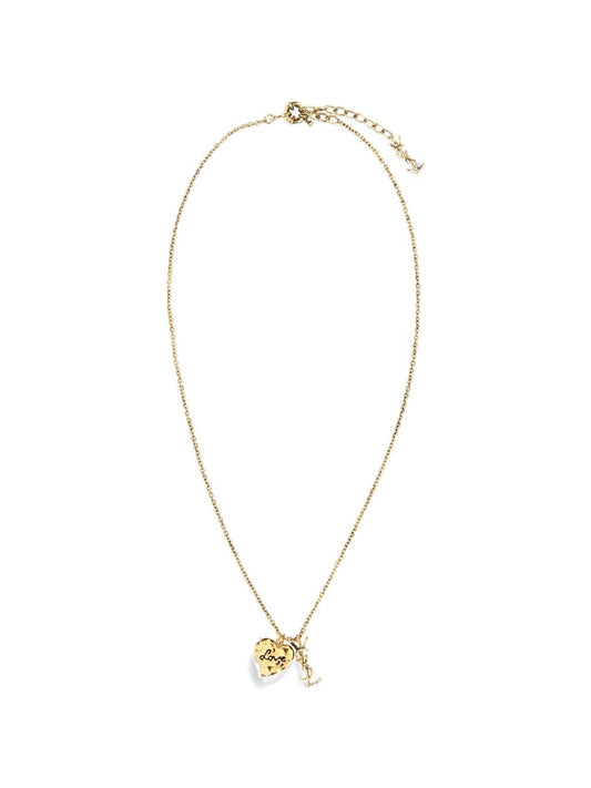 Saint Laurent Women Cassandre Necklace SAINT LAURENT