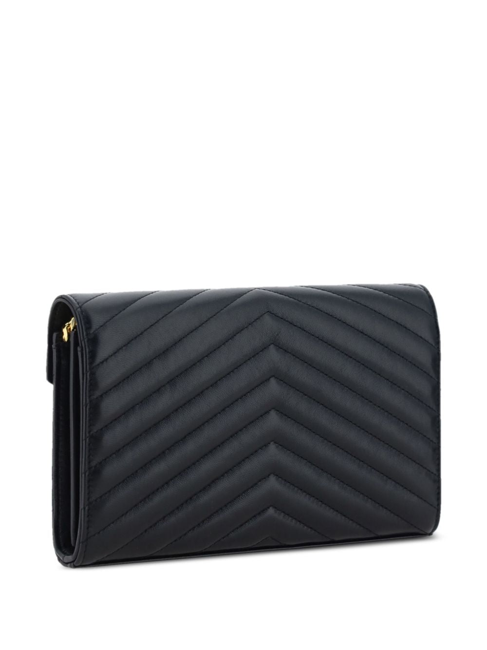Saint Laurent Women Cassandre Leather Wallet On Chain SAINT LAURENT