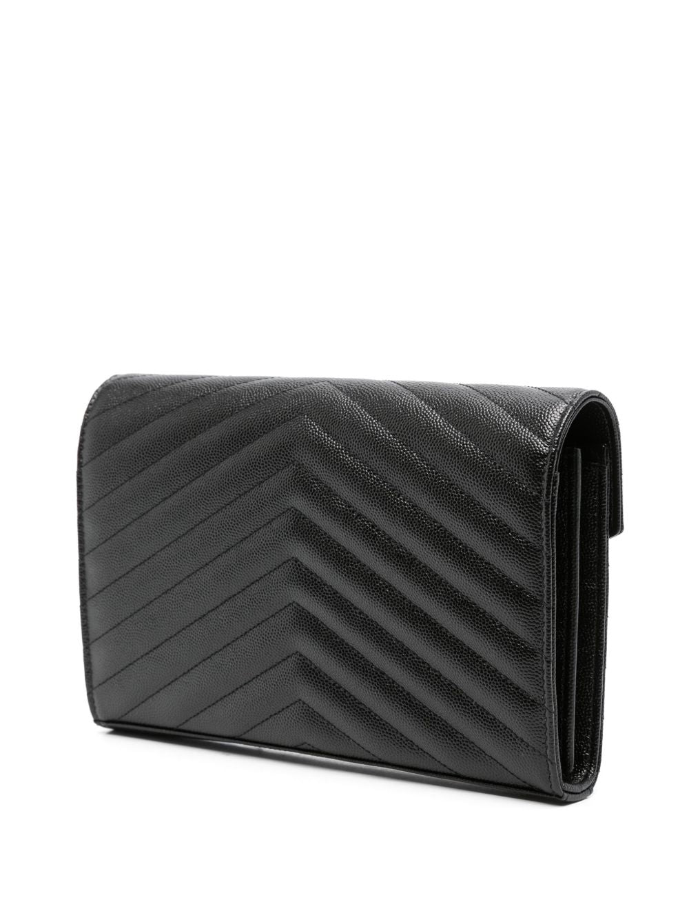 Saint Laurent Women Cassandre Leather Wallet On Chain SAINT LAURENT