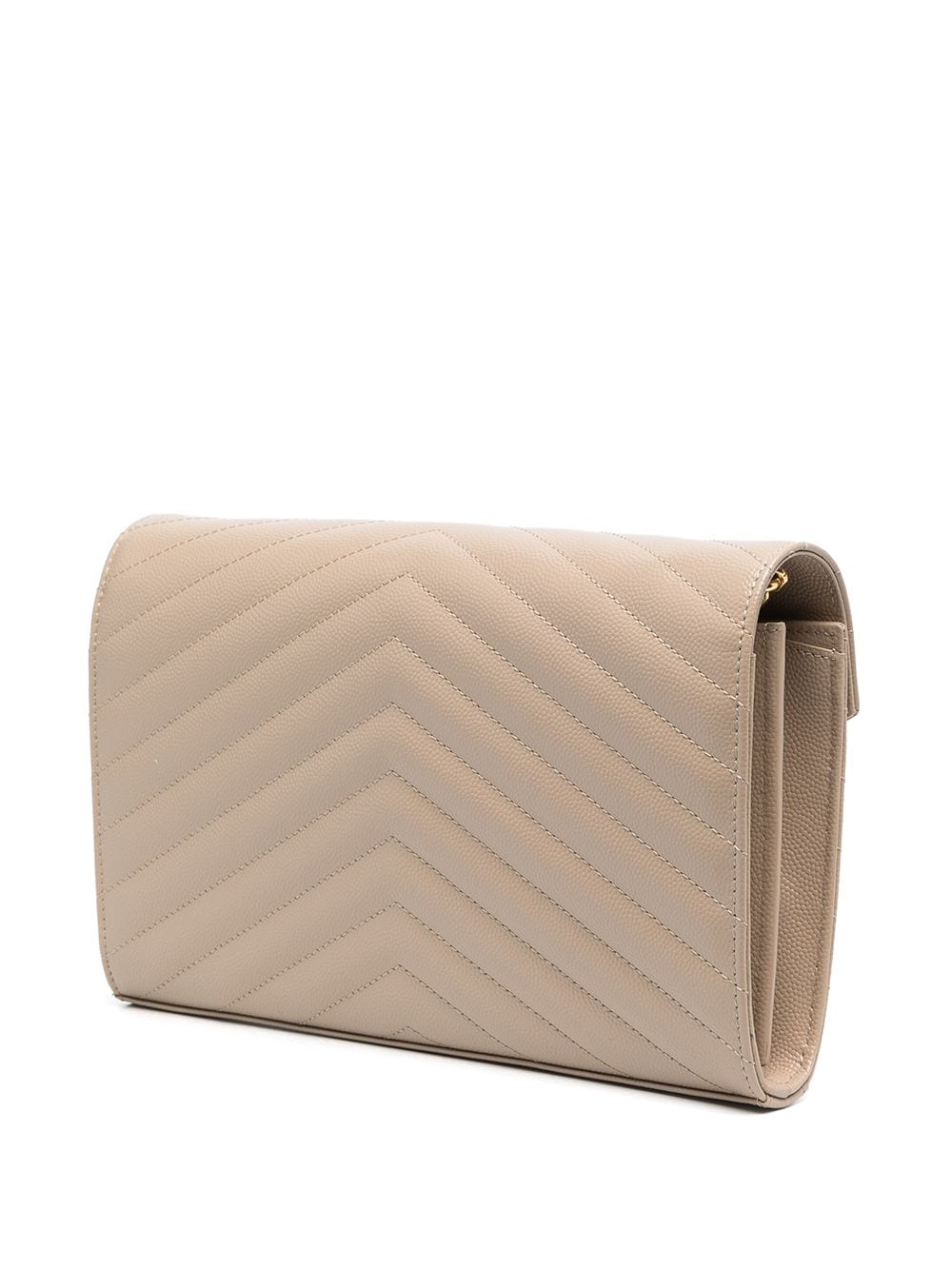Saint Laurent Women Cassandre Leather Wallet On Chain SAINT LAURENT