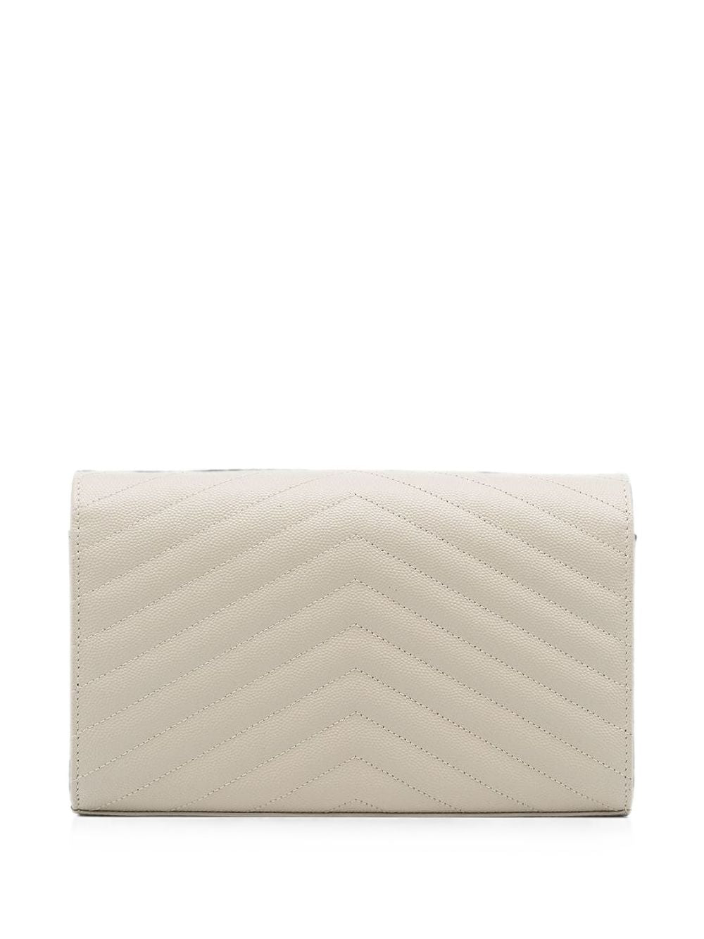 Saint Laurent Women Cassandre Leather Wallet On Chain SAINT LAURENT