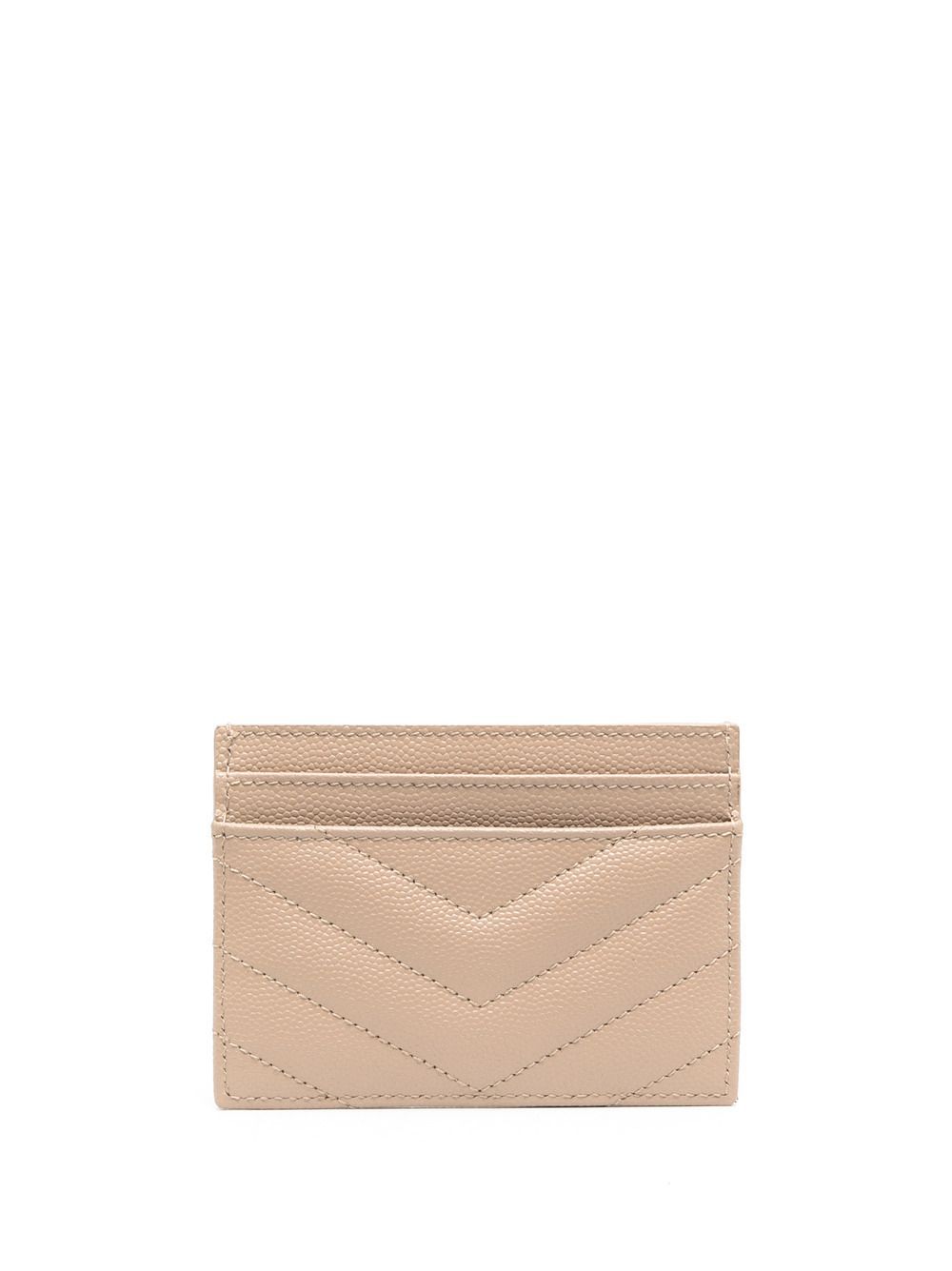 Saint Laurent Women Cassandre Leather Card Case SAINT LAURENT