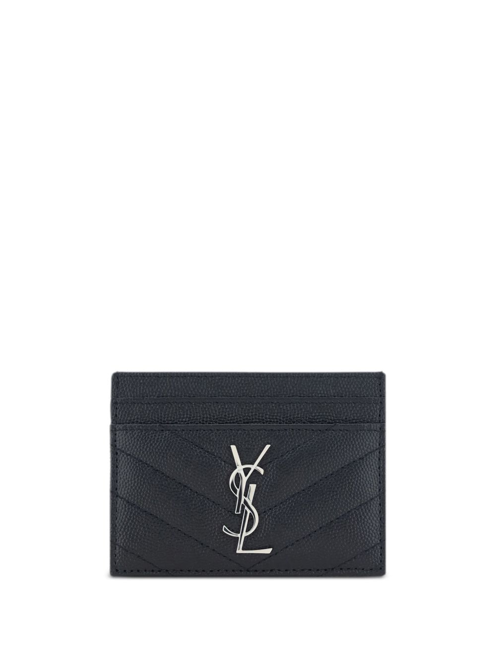 Saint Laurent Women Cassandre Leather Card Case SAINT LAURENT