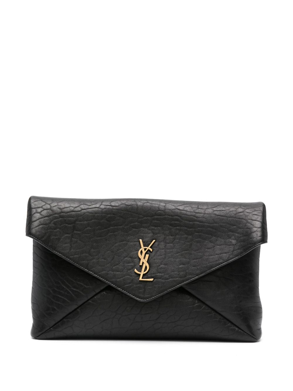 Saint Laurent Women Envelope Cassandre Large Leather Clutch SAINT LAURENT