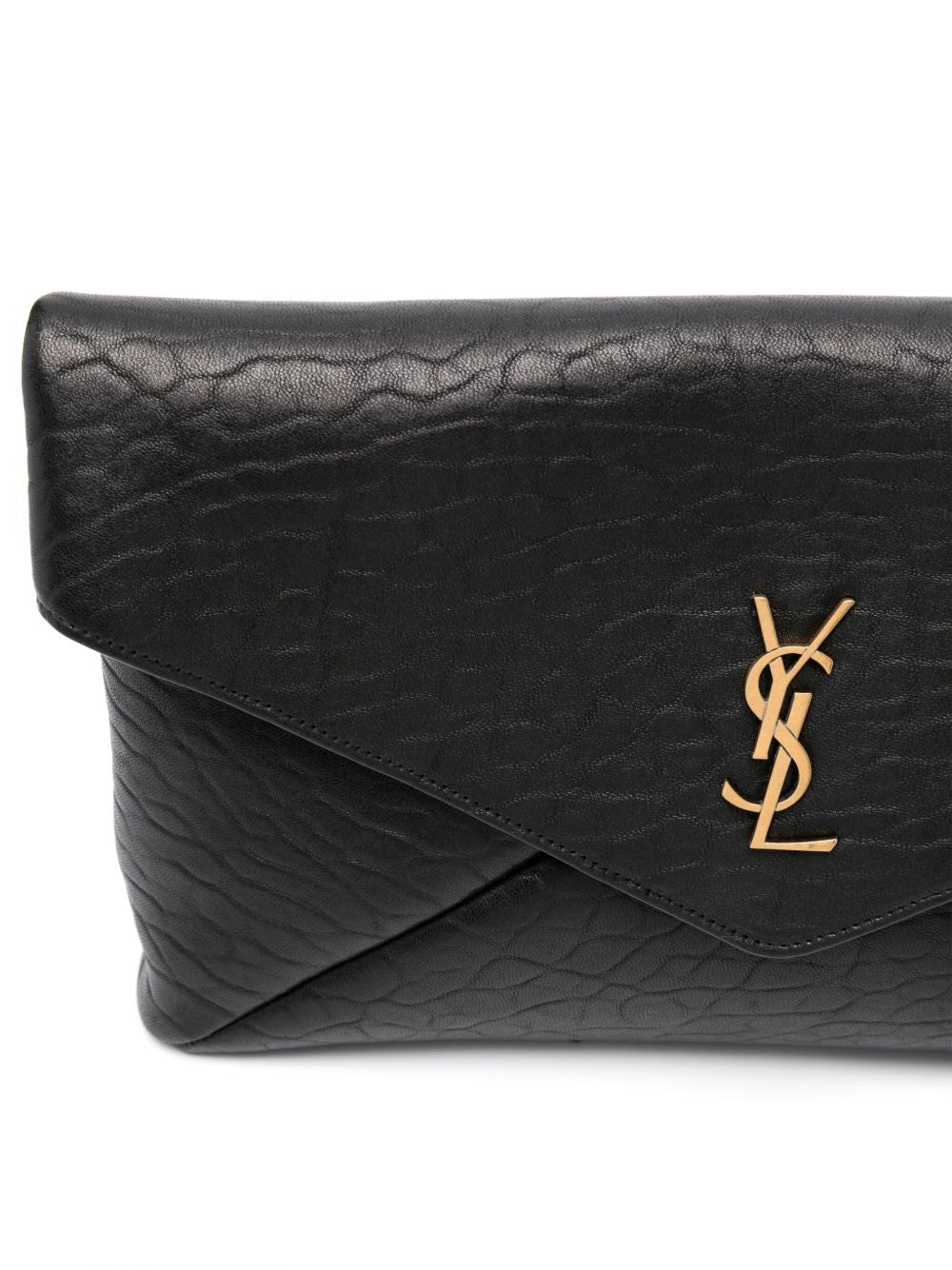 Saint Laurent Women Envelope Cassandre Large Leather Clutch SAINT LAURENT