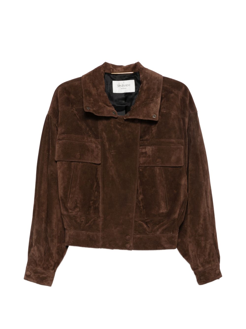 Saint Laurent Women Leather Blouson Jacket SAINT LAURENT