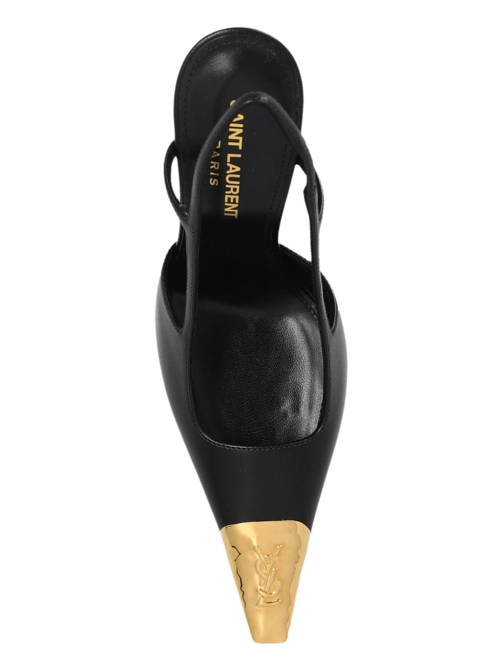 Saint Laurent Women Jeanne Leather Slingback Pumps