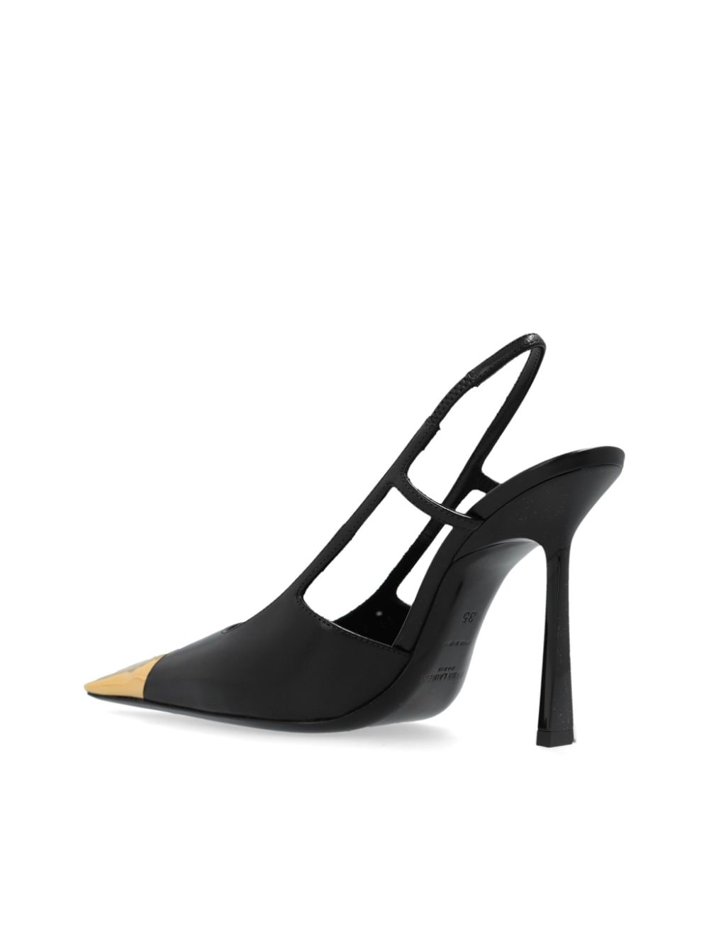 Saint Laurent Women Jeanne Leather Slingback Pumps