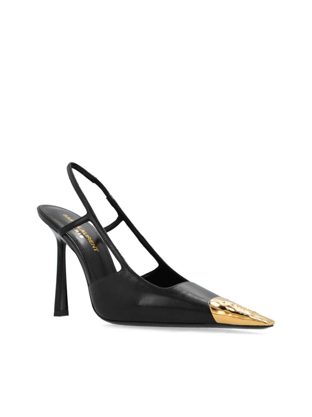 Saint Laurent Women Jeanne Leather Slingback Pumps