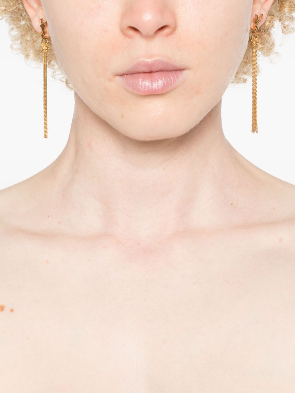 Saint Laurent Women Cassandre Earrings SAINT LAURENT