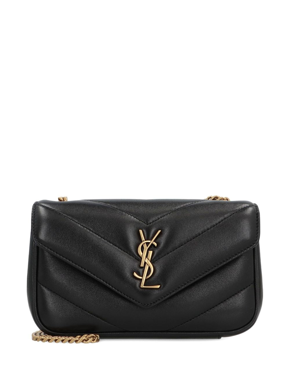 Saint Laurent Women Loulou Mini Leather Crossbody Bag SAINT LAURENT