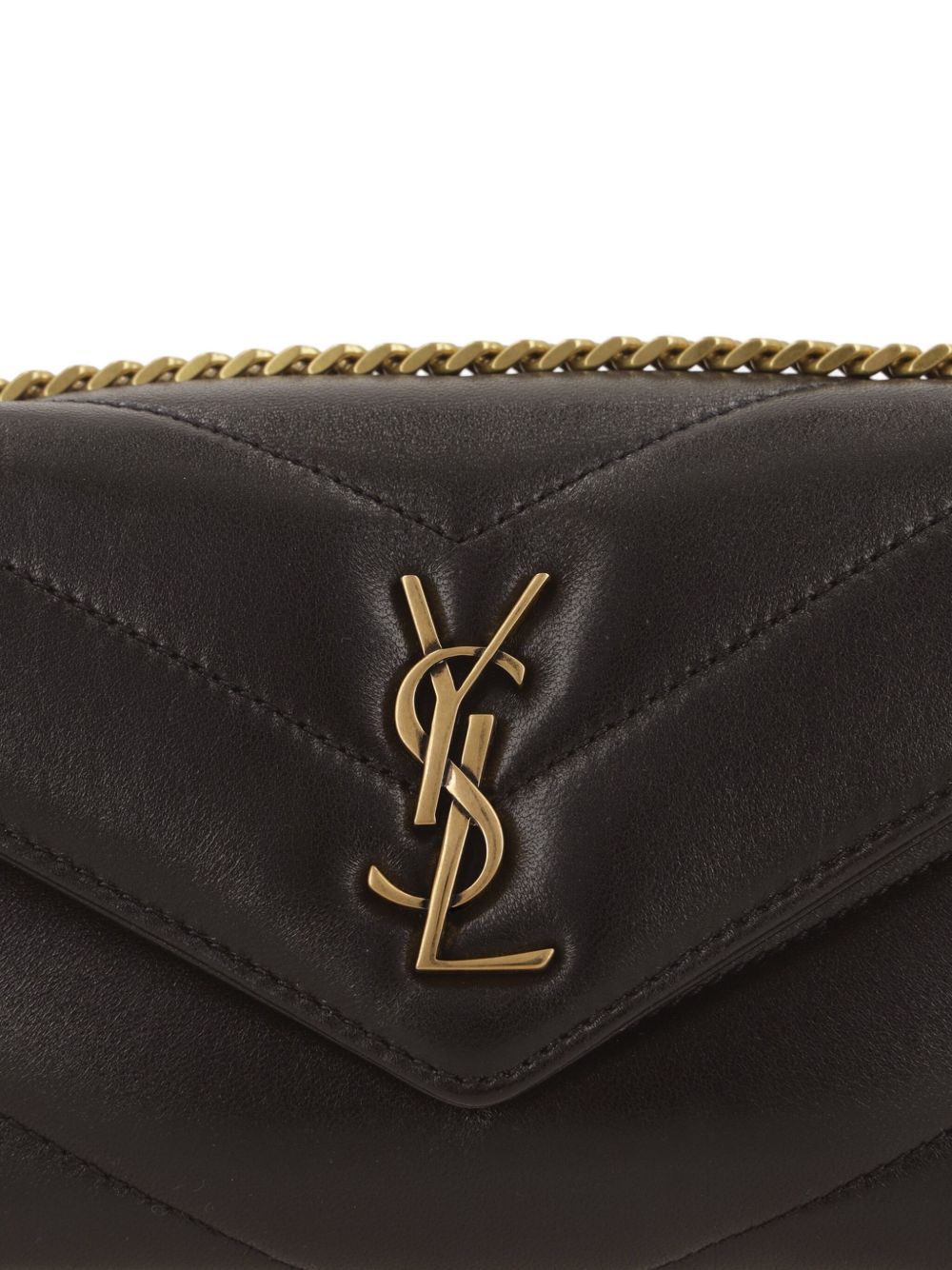 Saint Laurent Women Loulou Mini Leather Crossbody Bag SAINT LAURENT