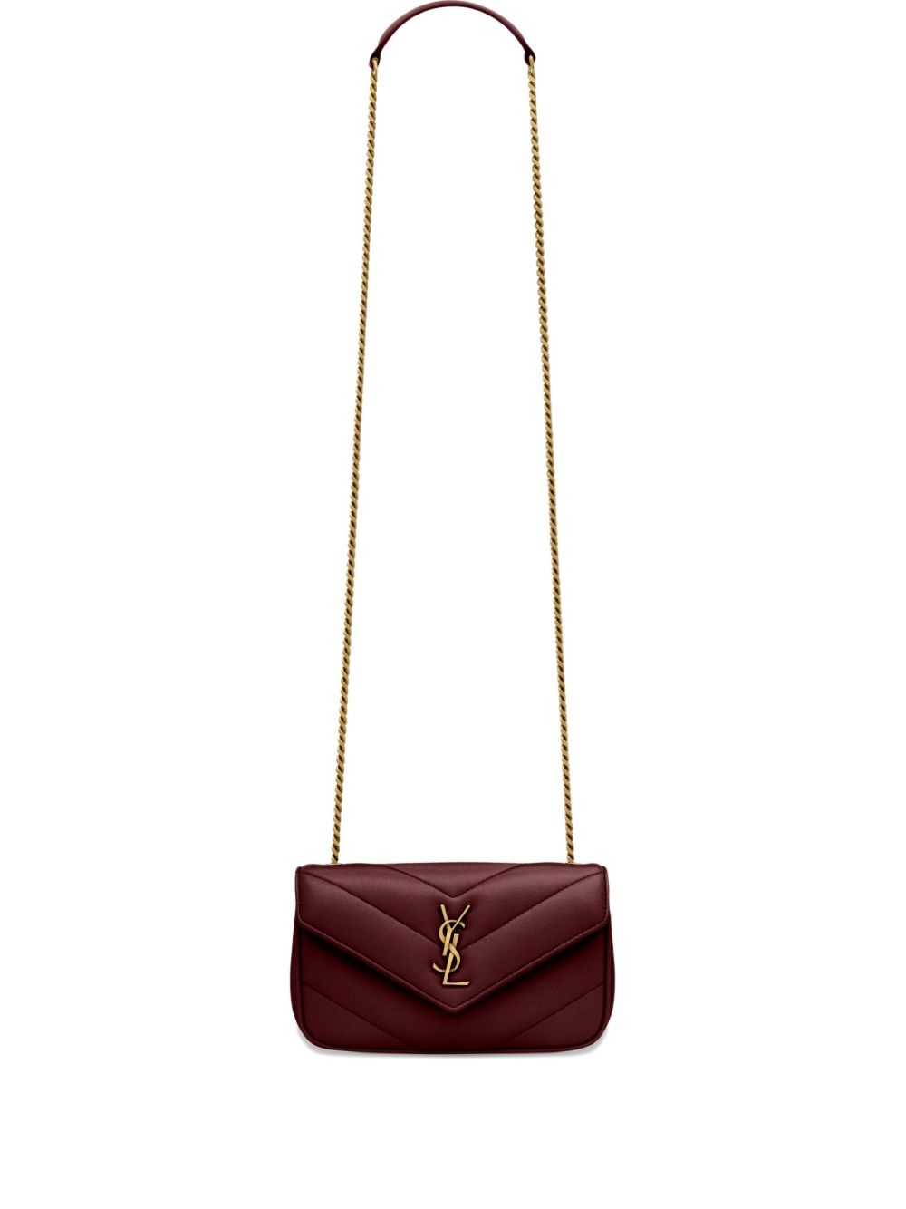 Saint Laurent Women Loulou Mini Leather Crossbody Bag SAINT LAURENT