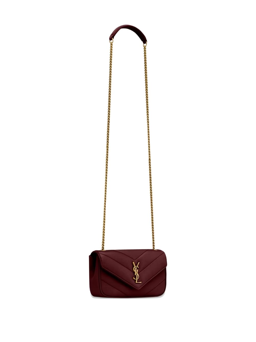 Saint Laurent Women Loulou Mini Leather Crossbody Bag SAINT LAURENT