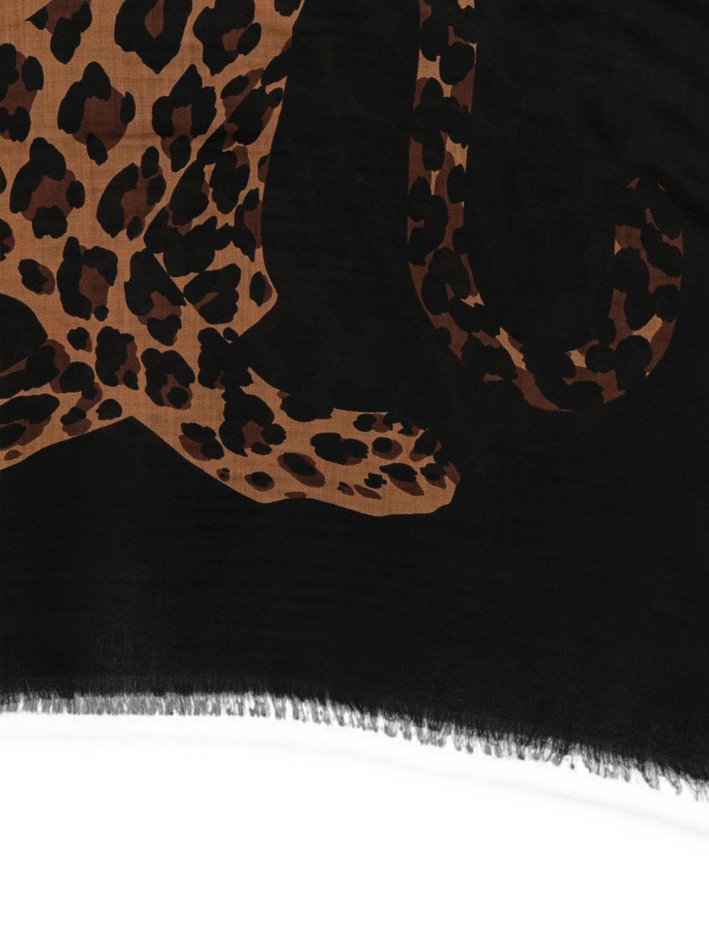 Saint Laurent Women Printed Wool Foulard