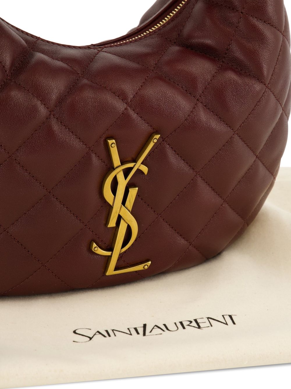 Saint Laurent Women Icarino Leather Hobo Bag SAINT LAURENT