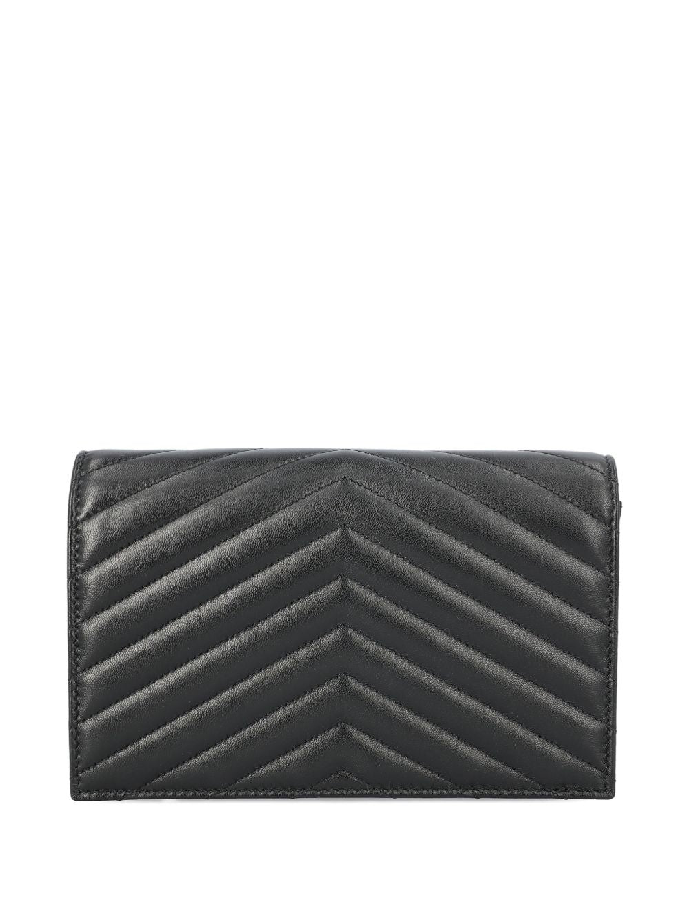 Saint Laurent Women Envelope Cassandre Leather Wallet On Chain SAINT LAURENT