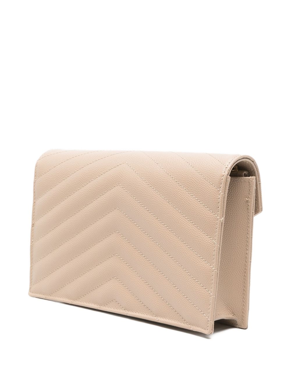 Saint Laurent Women Envelope Cassandre Leather Wallet On Chain SAINT LAURENT
