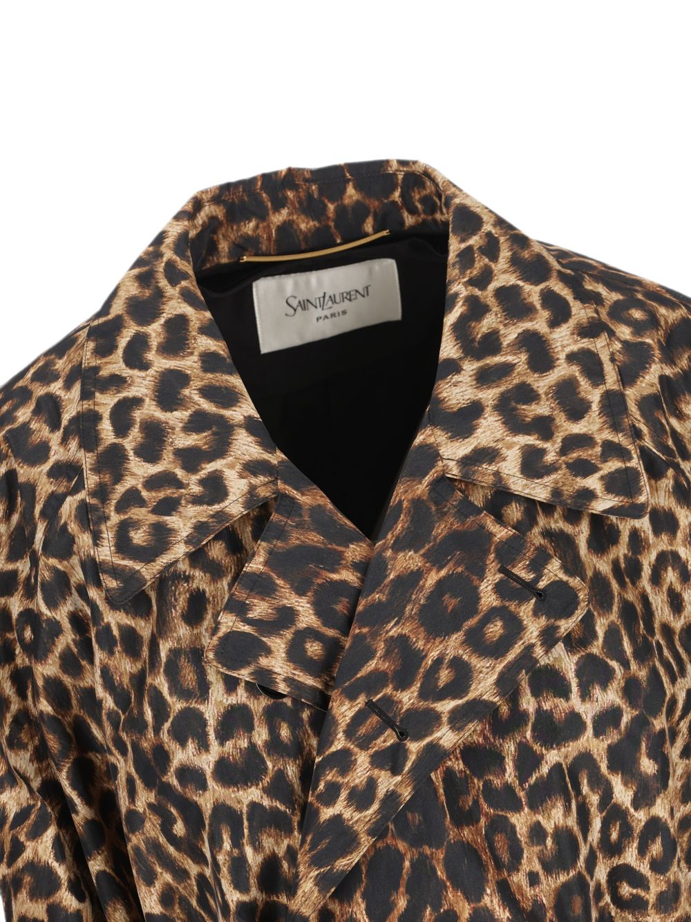 Saint Laurent Women Printed Nylon Trench Coat SAINT LAURENT