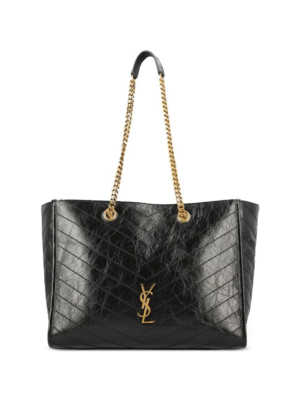 Saint Laurent Women Niki E/W Suede Leather Tote SAINT LAURENT