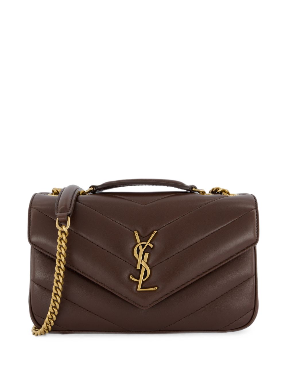 Saint Laurent Women Loulou Small Suede Leather Shoulder Bag SAINT LAURENT