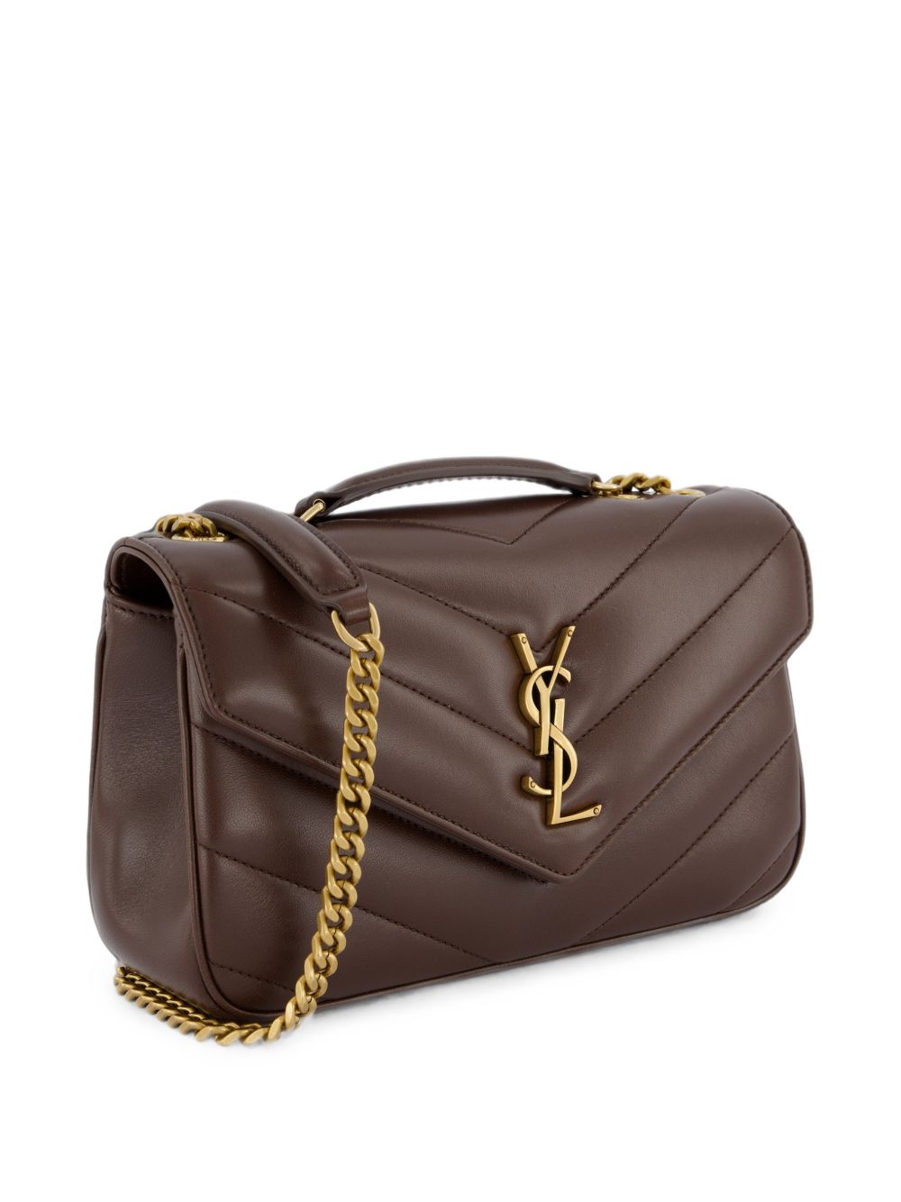 Saint Laurent Women Loulou Small Suede Leather Shoulder Bag SAINT LAURENT