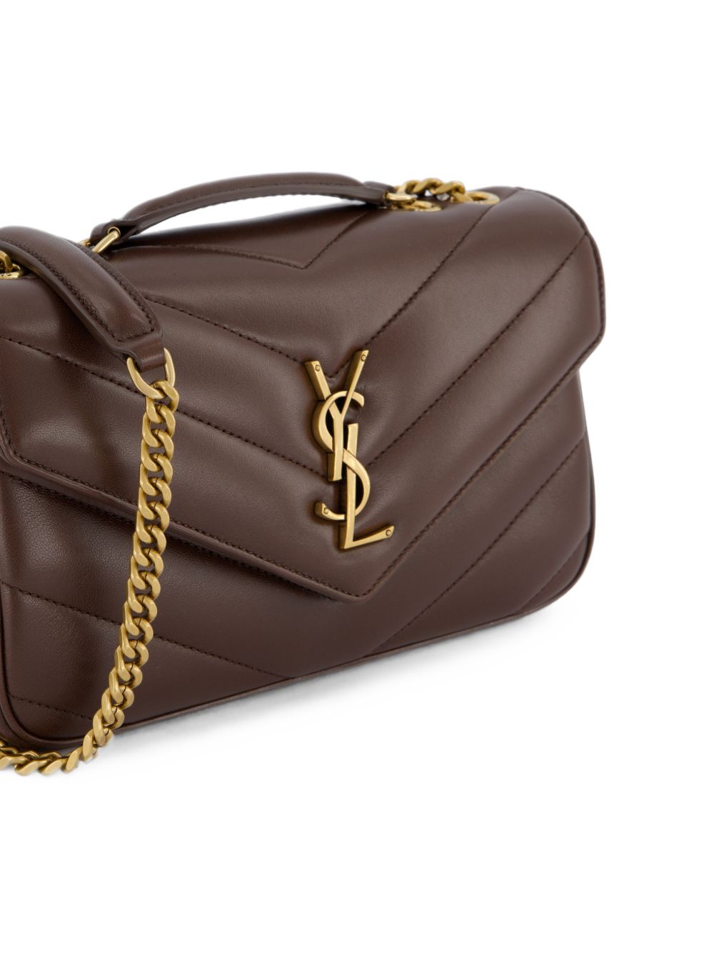 Saint Laurent Women Loulou Small Suede Leather Shoulder Bag SAINT LAURENT
