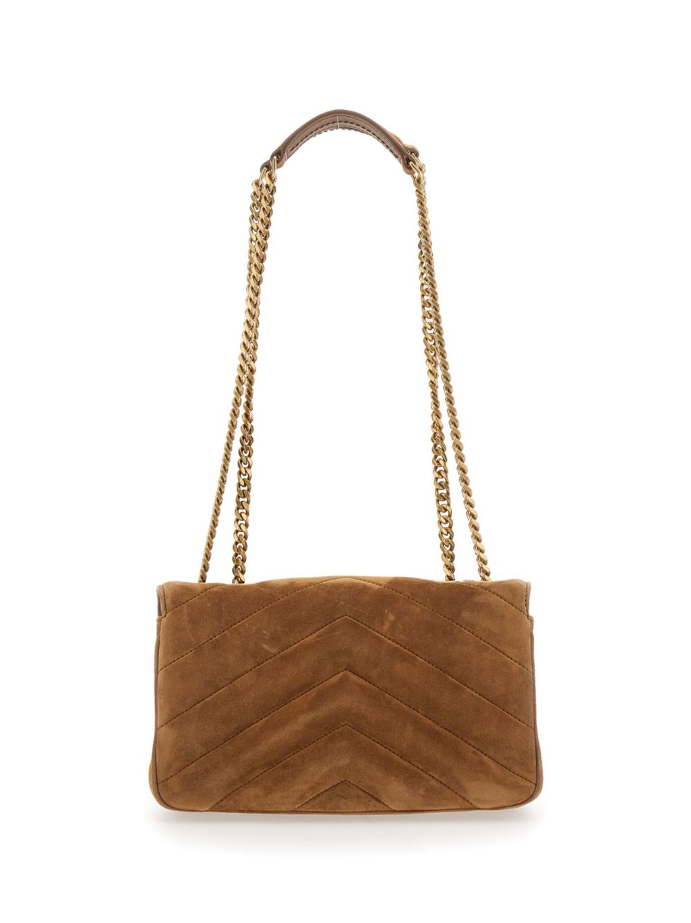 Saint Laurent Women Loulou Small Suede Leather Shoulder Bag SAINT LAURENT