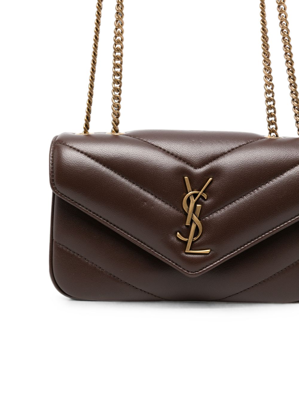 Saint Laurent Women Loulou Mini Suede Leather Shoulder Bag SAINT LAURENT