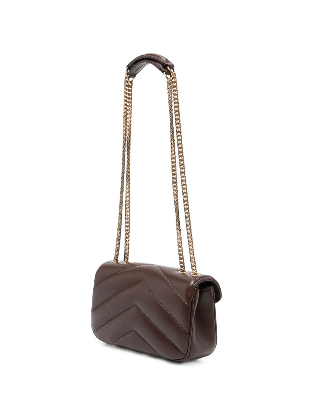 Saint Laurent Women Loulou Mini Suede Leather Shoulder Bag SAINT LAURENT